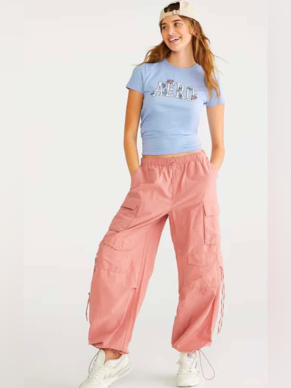 Aero Parachute Cargo Pants, like new!